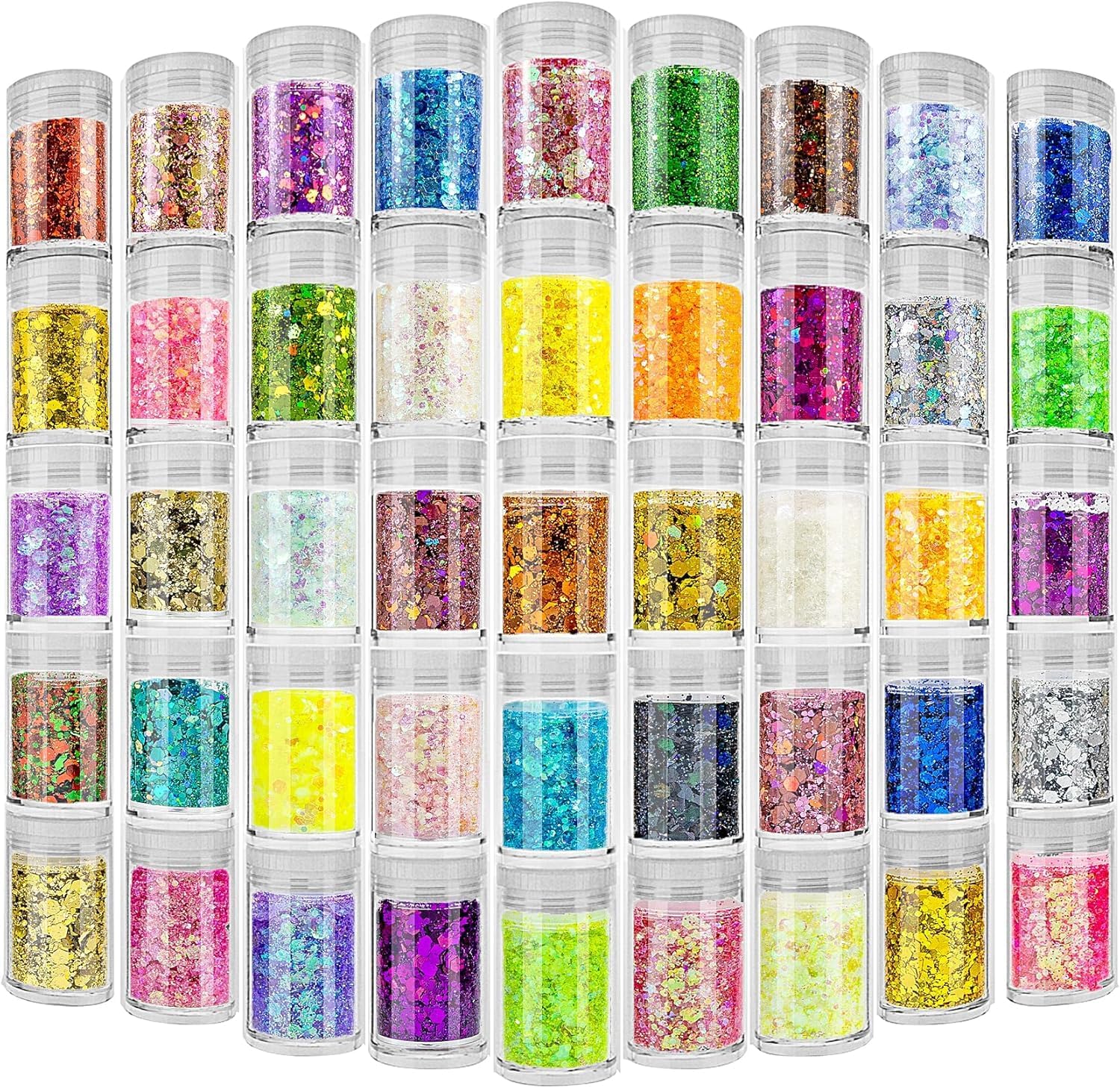Resin Art Images - 45 Holographic Chunky Sequins & Fine