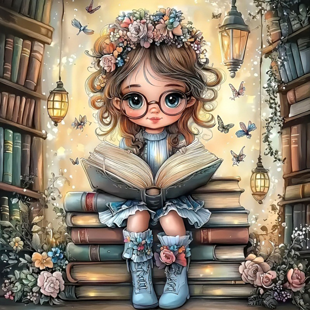 Resin Art Guide Book - EverShine DIY Diamond Painting Girl Book