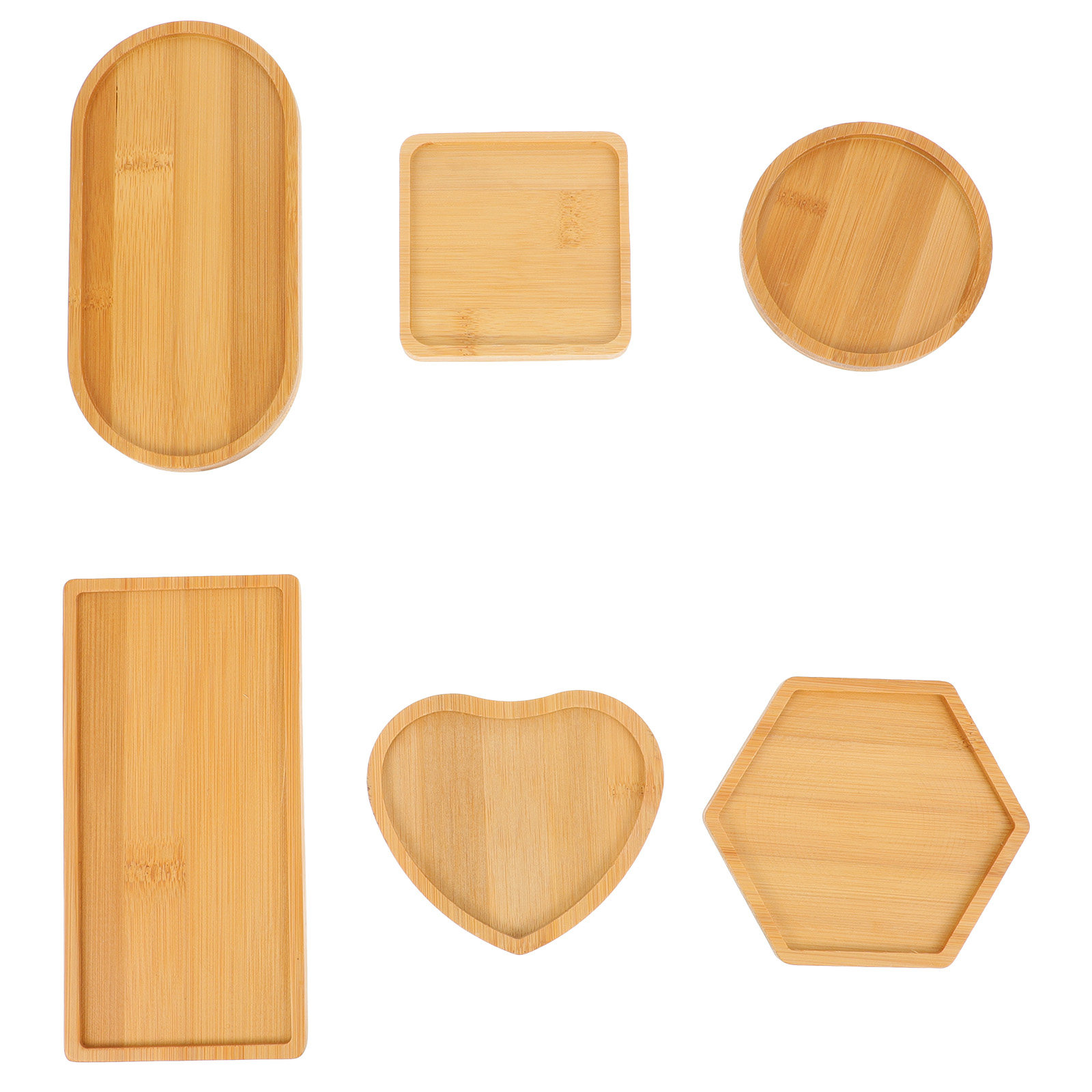 Resin Art Ocean - 6Pcs Wooden Tray DIY Mold for