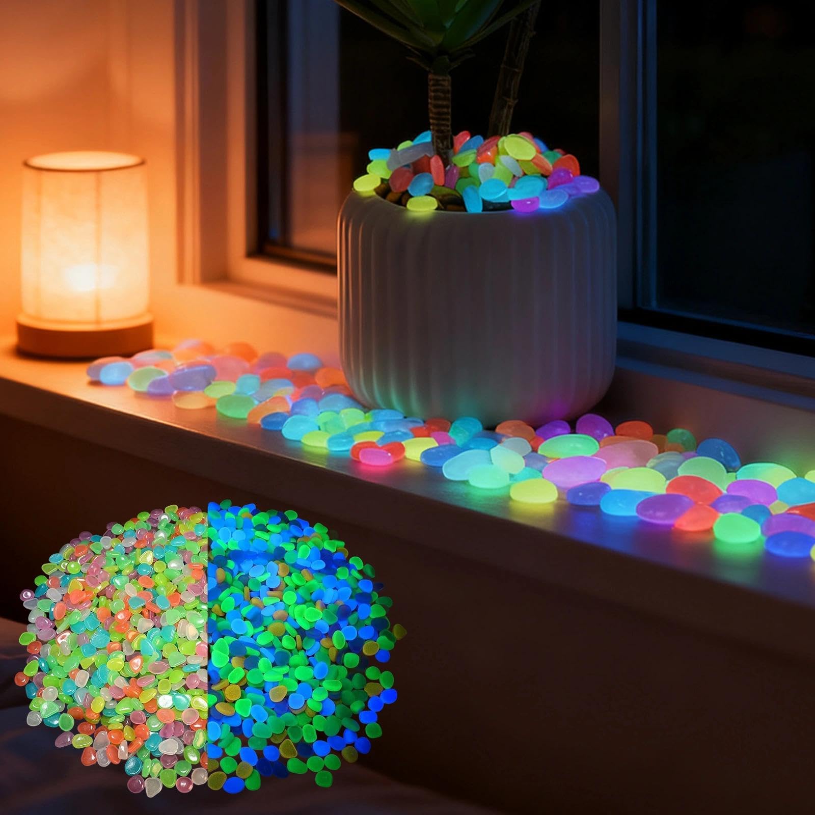 Resin Art Light - Potted Plants Glow In The Dark