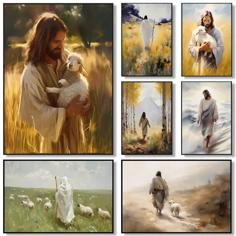 Resin Art On Canvas - Canvas Paintings Wall Art Pictures Jesus