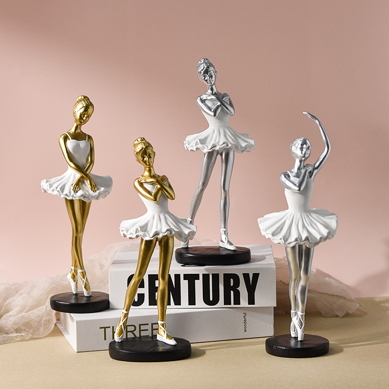 Resin Art Instagram - Nordic Instagram-style ballet girl resin figurine