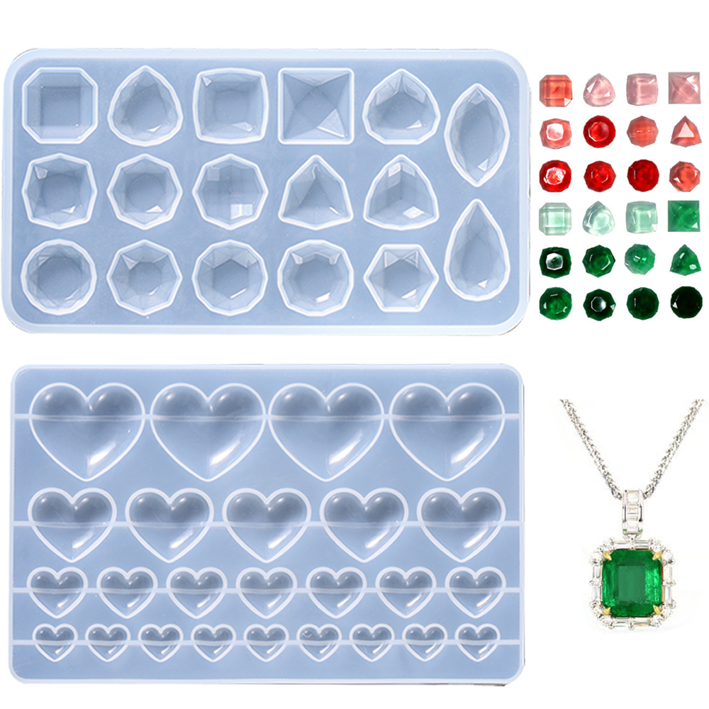 Resin Art Cube - DIY Cube Ring Necklace Bracelet Nail