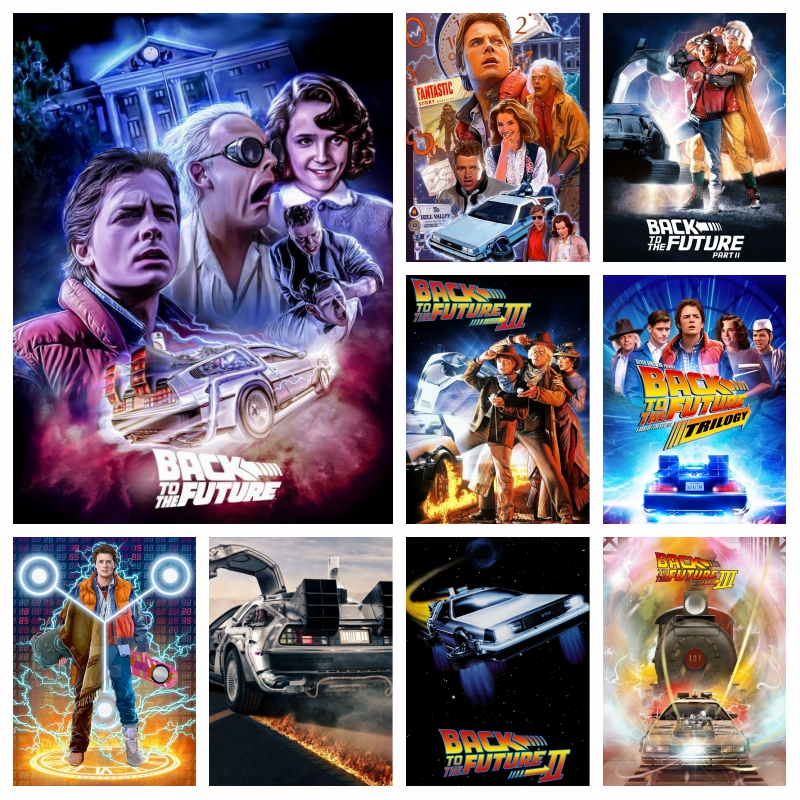 Resin Art Drill Machine - Sci Fi Film Back To The
