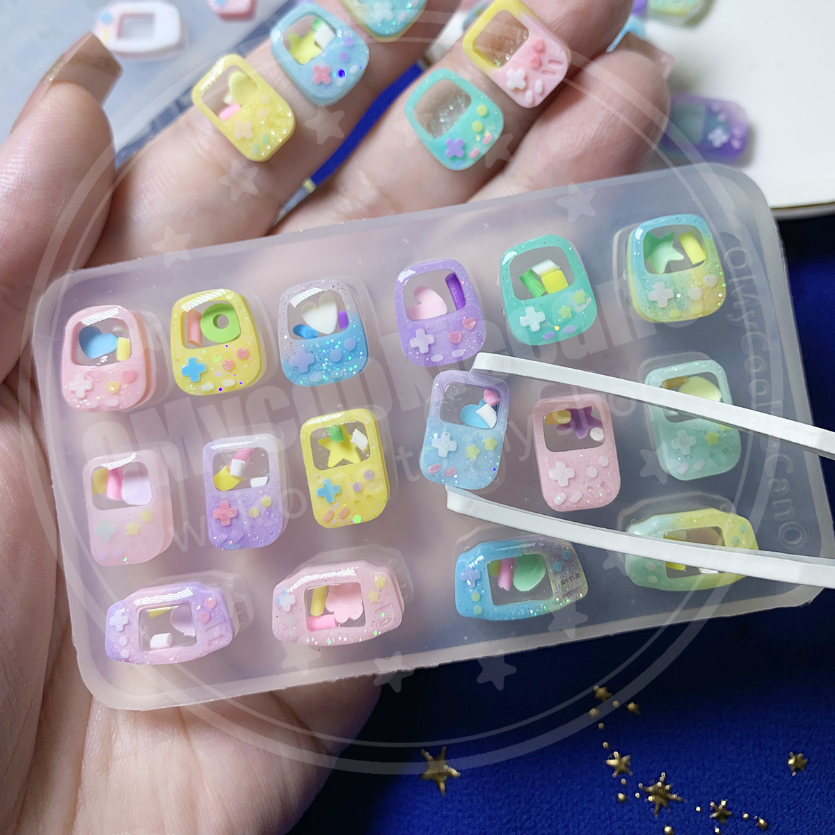 Resin Art Kit With Molds - Silicon Resin Mold -uv-Epoxy Resin Craft