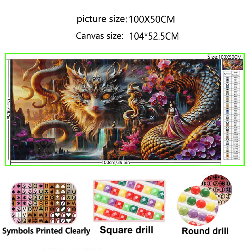 Diy diamond art Cat dragon Wom - Resin Art Images incelemesi ve fiyatı