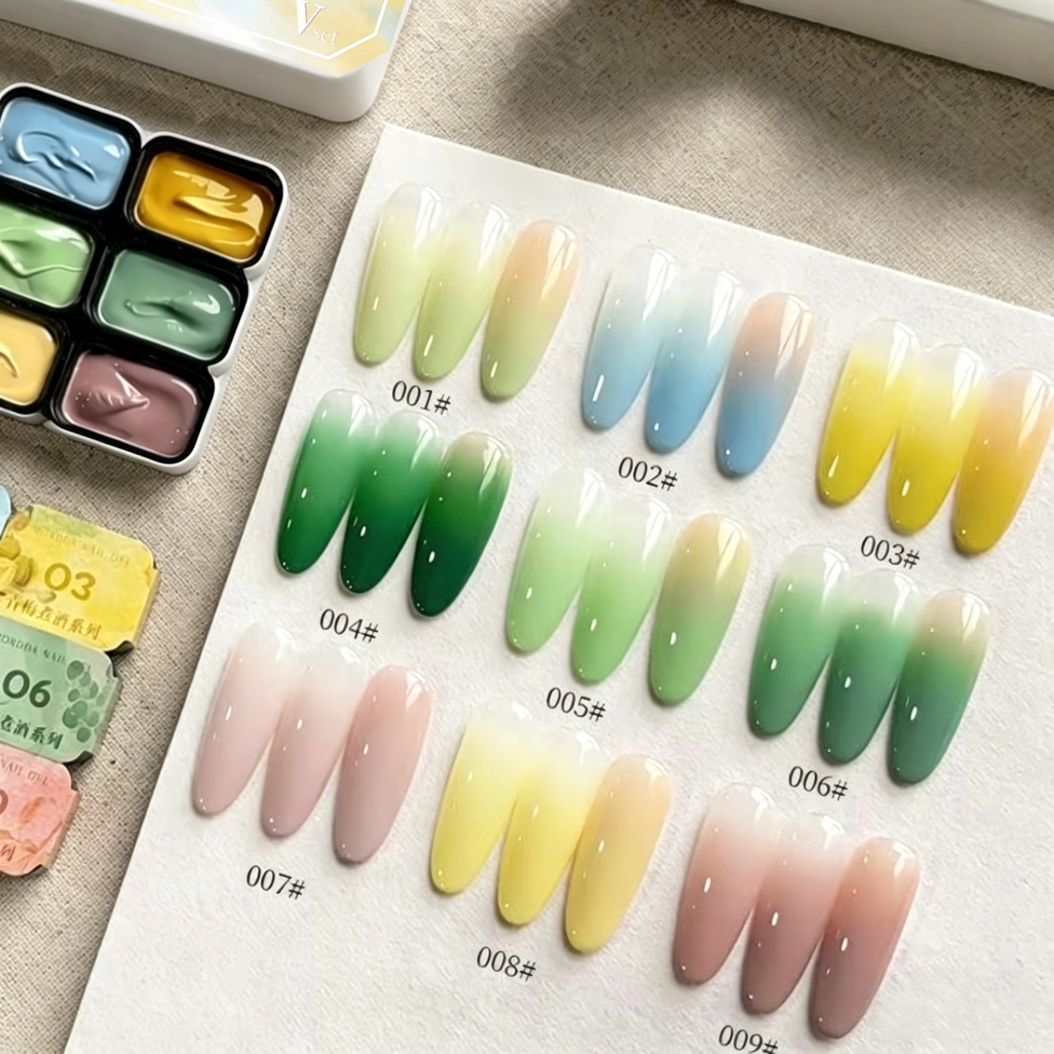 9-color solid nail polish,Bean - Resin Art Gel incelemesi ve fiyatı