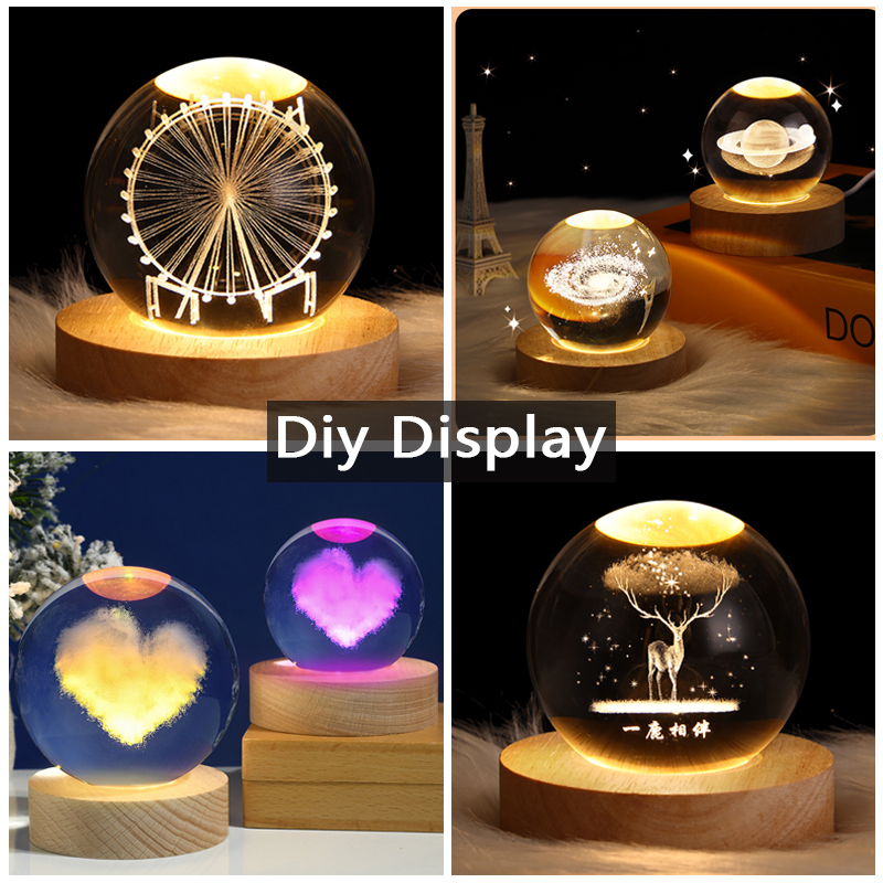 Resin Art Display Round Wood C - Resin Art Light incelemesi ve fiyatı