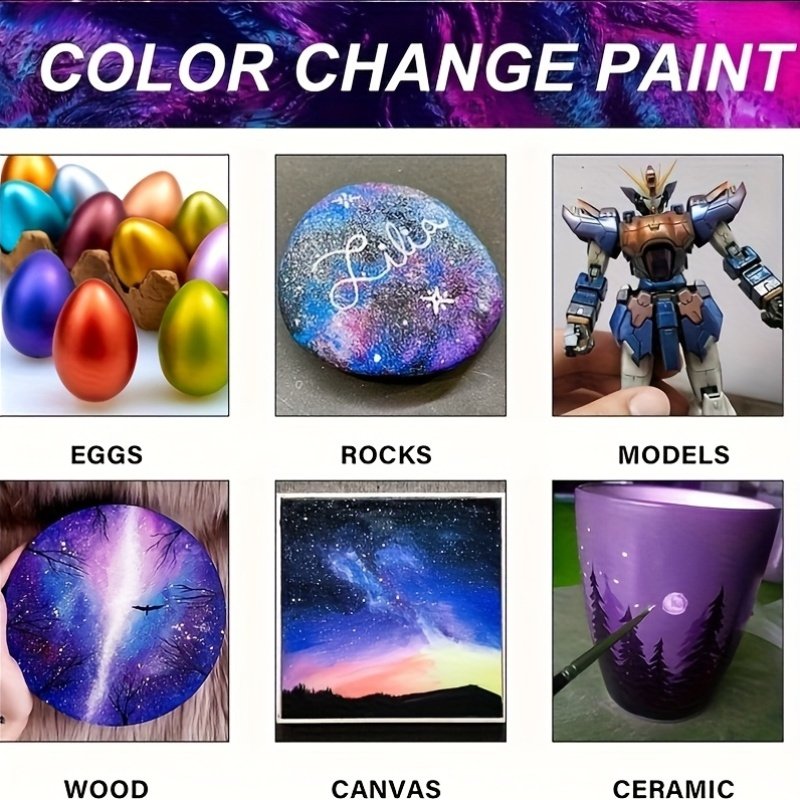 Acrylic Paint Set 6 Colors 50m - Resin Art On Canvas incelemesi ve fiyatı