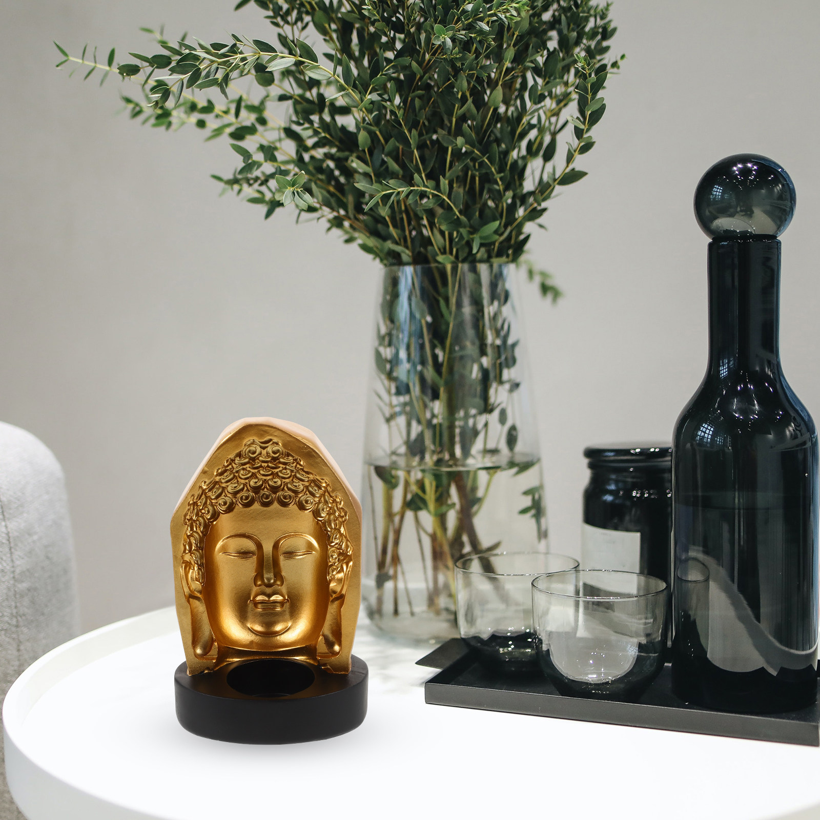 Tea Light Holder Resin Buddha  - Resin Art Light incelemesi ve fiyatı