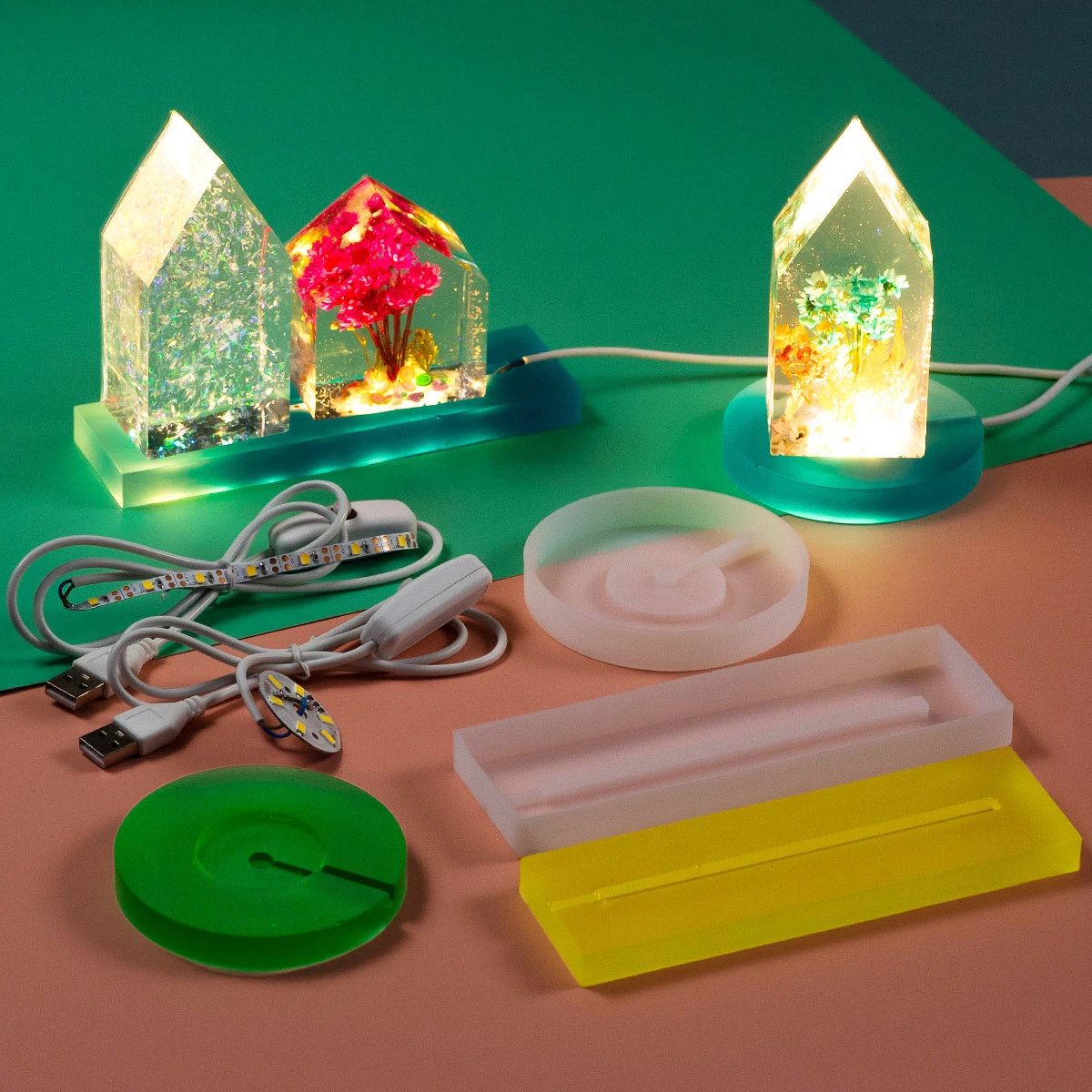 DIY Silicone Mold Resin Moldin - Resin Art Light incelemesi ve fiyatı