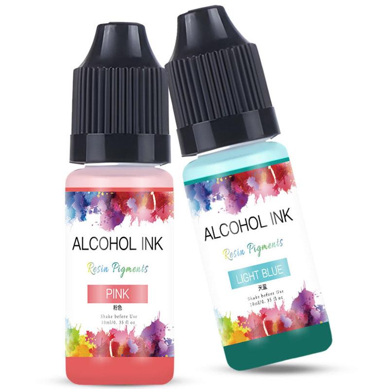 10ml/Bottle 22Colors Alcohol I - Resin Pigment Alcohol Ink incelemesi ve fiyatı