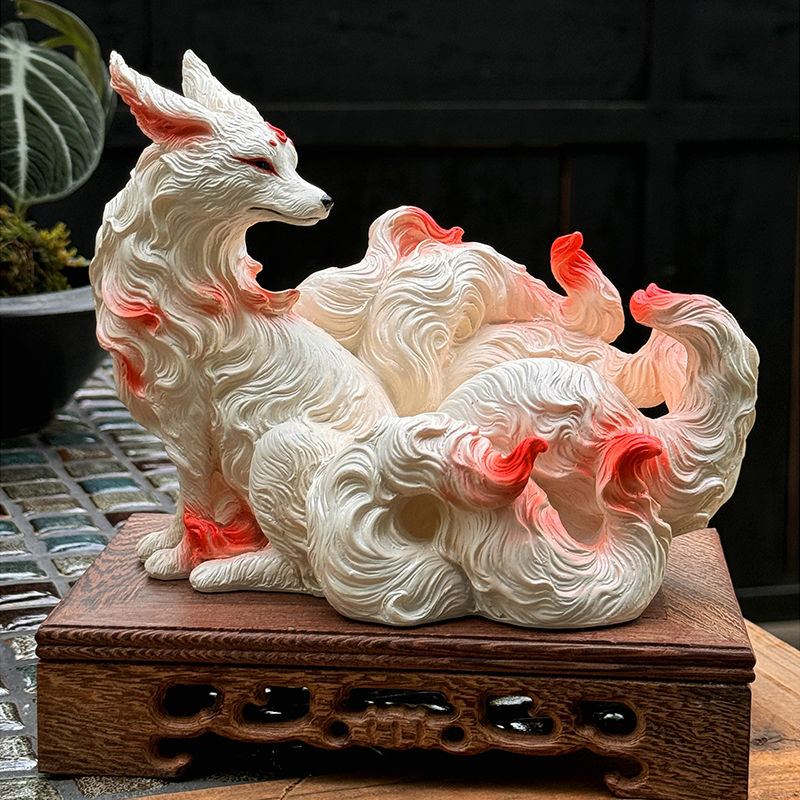Nine-tailed fox ornaments fox  - Resin Art Anniversary Gift incelemesi ve fiyatı