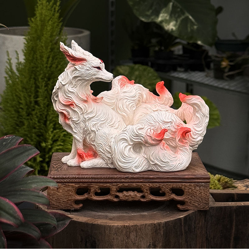 Nine-tailed fox ornaments fox  - Resin Art Anniversary Gift incelemesi ve fiyatı