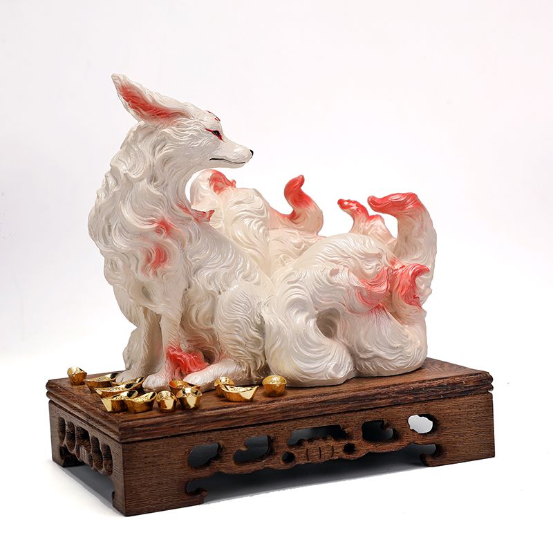 Nine-tailed fox ornaments fox  - Resin Art Anniversary Gift incelemesi ve fiyatı