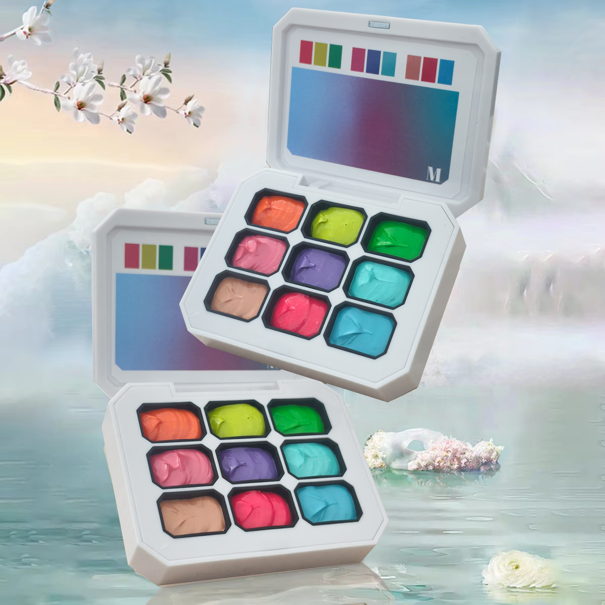 1pc 9-color solid nail polish  - Resin Art Gel incelemesi ve fiyatı