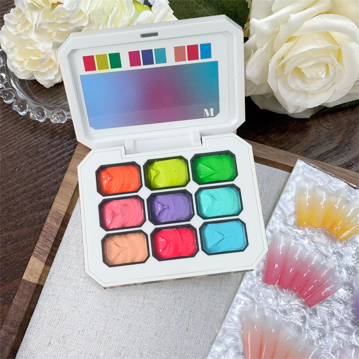 1pc 9-color solid nail polish  - Resin Art Gel incelemesi ve fiyatı