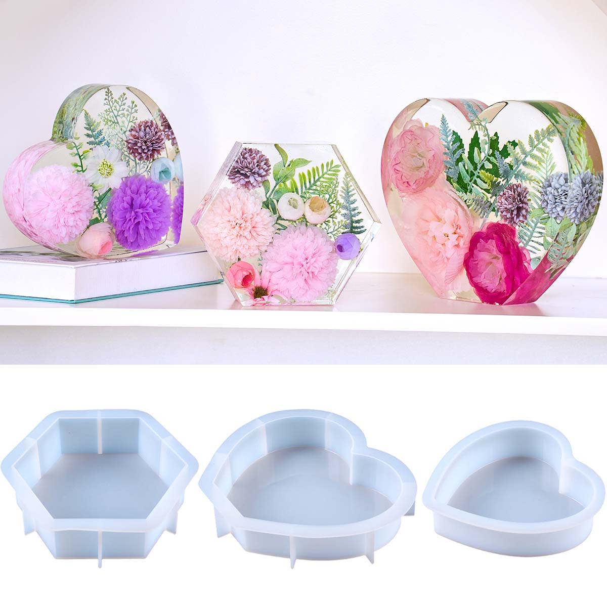 Large Love Silicone Mold DIY H - Resin Art Kit With Molds incelemesi ve fiyatı