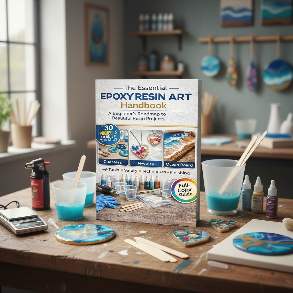 Epoxy Resin Art Handbook Begin - Resin Art Guide Book incelemesi ve fiyatı