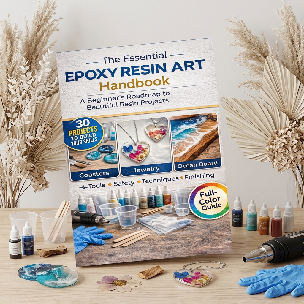 Epoxy Resin Art Handbook Begin - Resin Art Guide Book incelemesi ve fiyatı