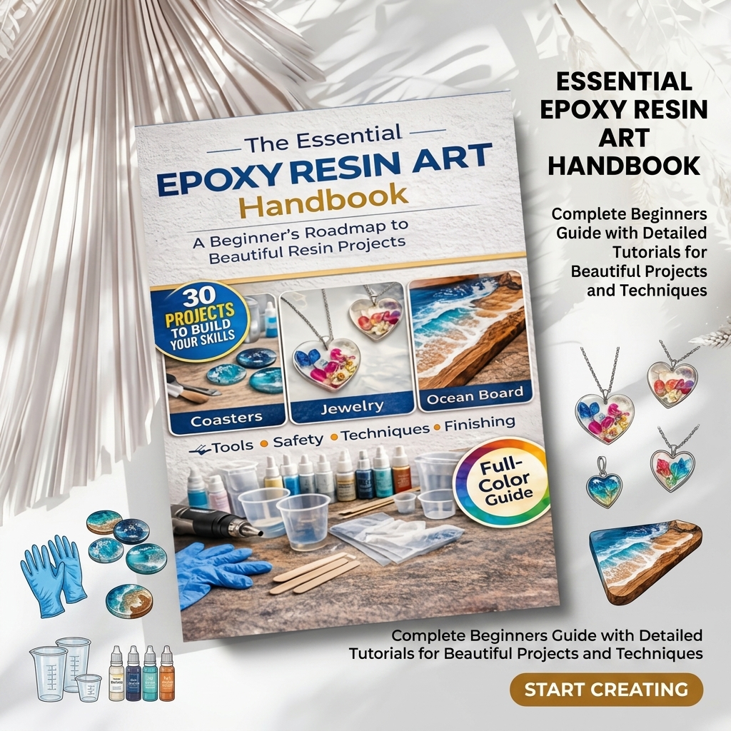 Epoxy Resin Art Handbook Begin - Resin Art Guide Book incelemesi ve fiyatı