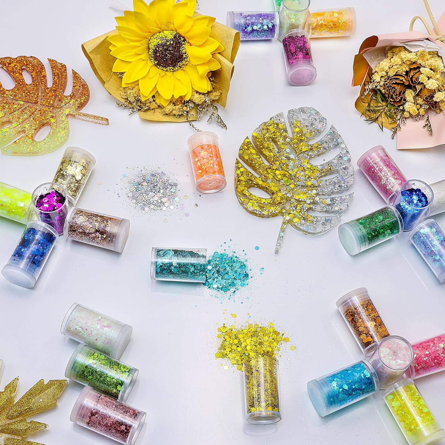 45 Holographic Chunky Sequins  - Resin Art Images incelemesi ve fiyatı