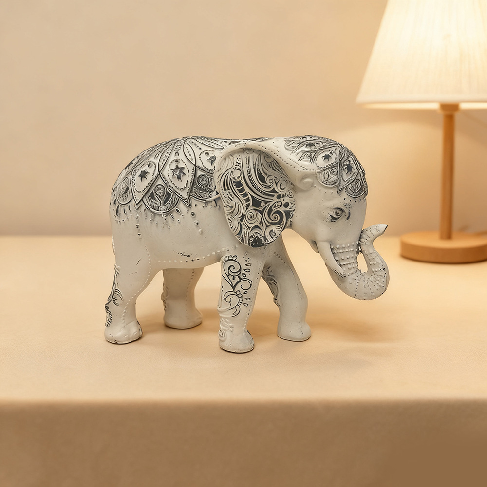 Bohemian Elephant Statue, Resi - Resin Art Anniversary Gift incelemesi ve fiyatı
