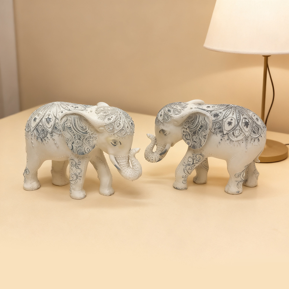 Bohemian Elephant Statue, Resi - Resin Art Anniversary Gift incelemesi ve fiyatı