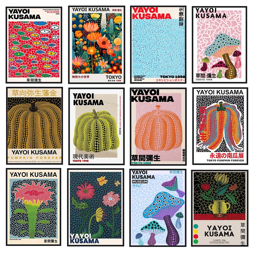 Yayoi Kusama Art Poster, Abstr - Resin Art Images incelemesi ve fiyatı