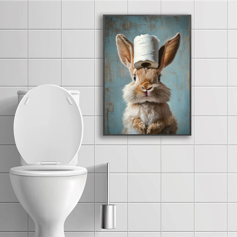 Cartoon Cute Funny Animals wit - Resin Art On Canvas incelemesi ve fiyatı