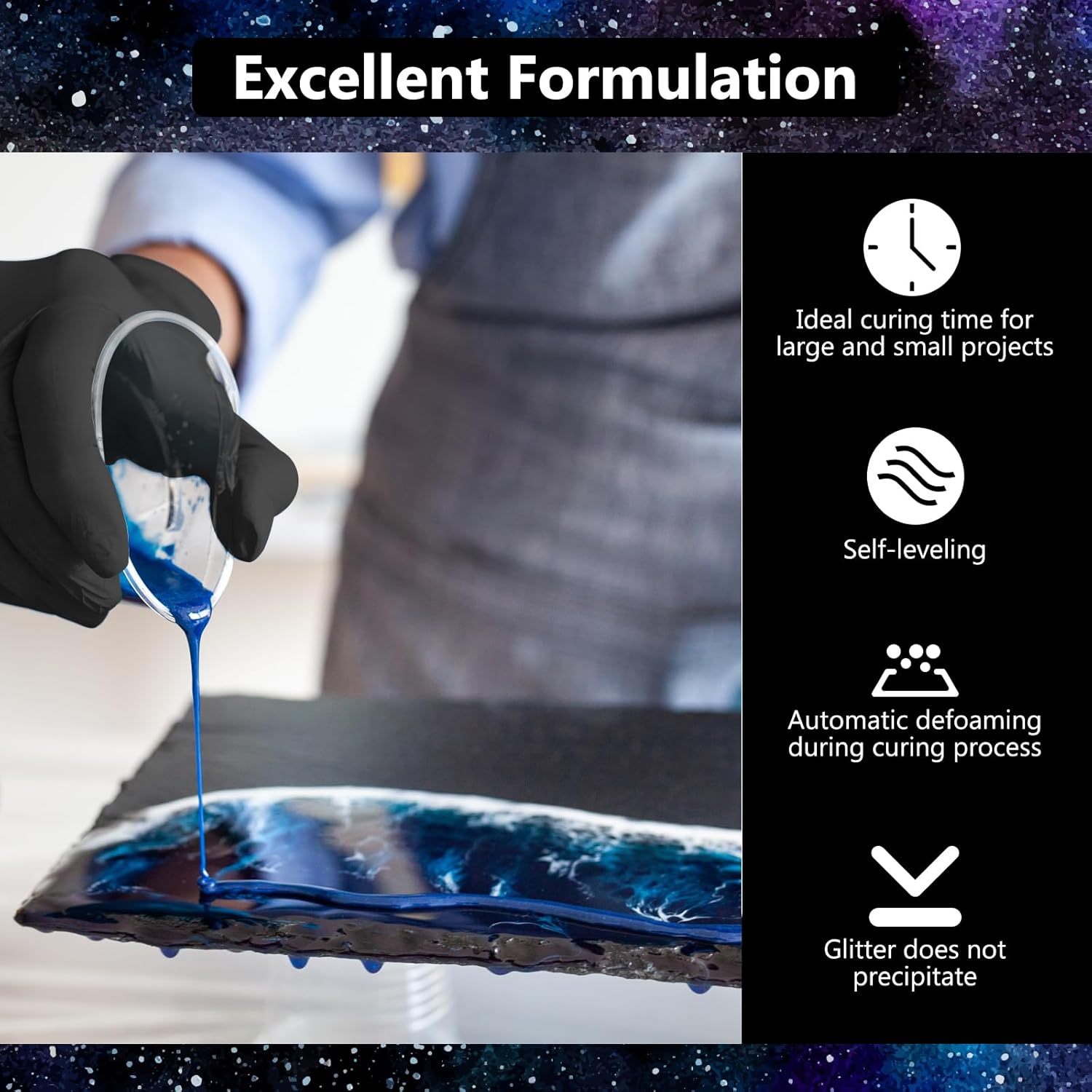 Crystal Clear Epoxy Resin Kit  - Resin Art Kit With Molds incelemesi ve fiyatı