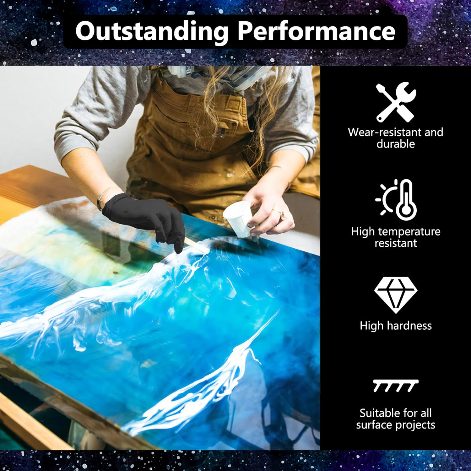 Crystal Clear Epoxy Resin Kit  - Resin Art Kit With Molds incelemesi ve fiyatı