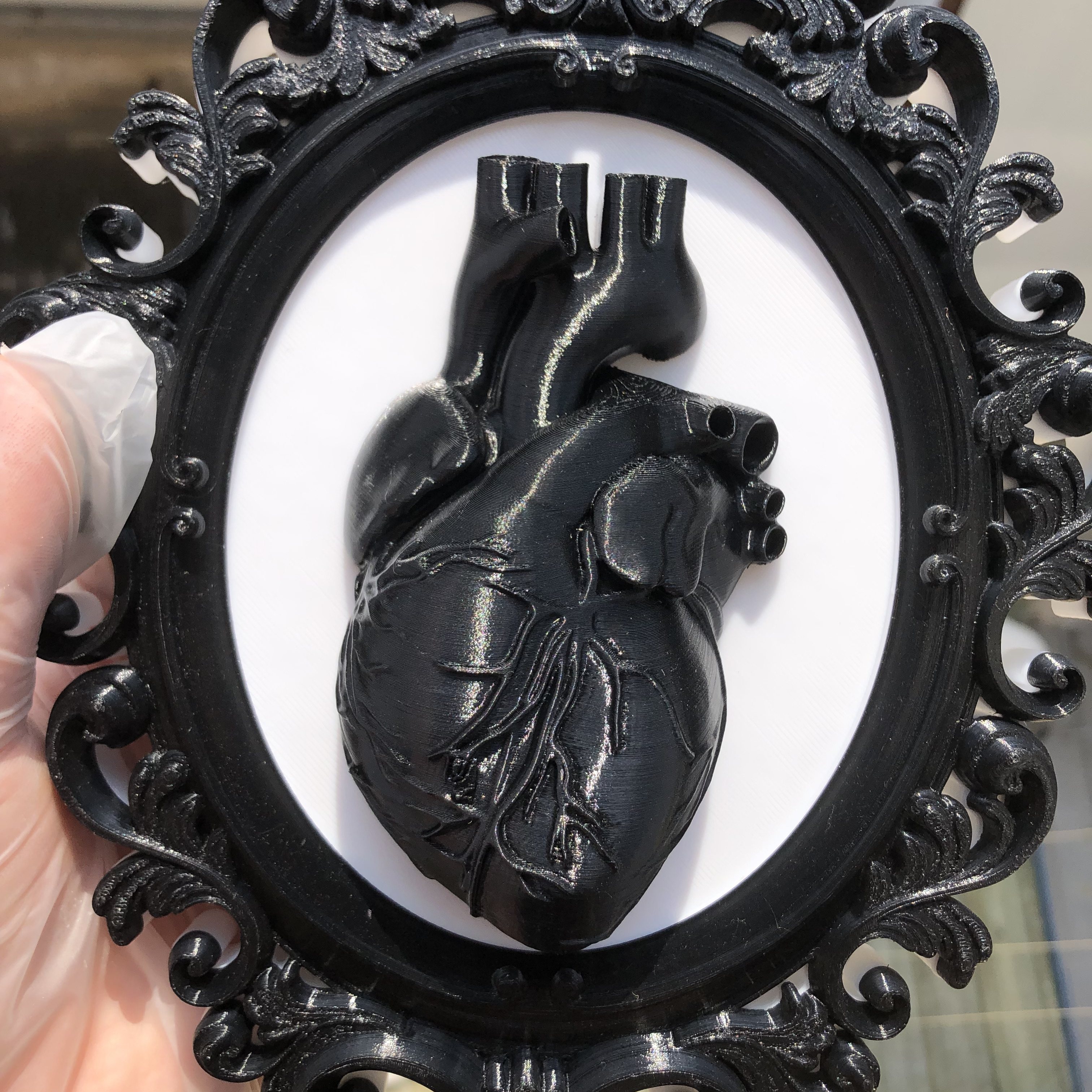 Heart Photo Frame Wall Art Dec - Resin Art Anniversary Gift incelemesi ve fiyatı