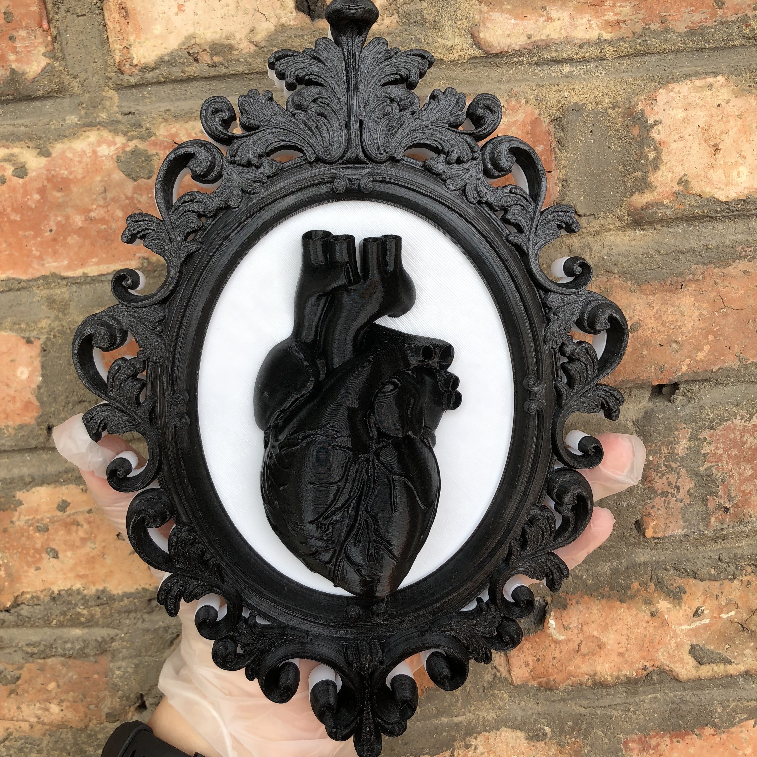 Heart Photo Frame Wall Art Dec - Resin Art Anniversary Gift incelemesi ve fiyatı