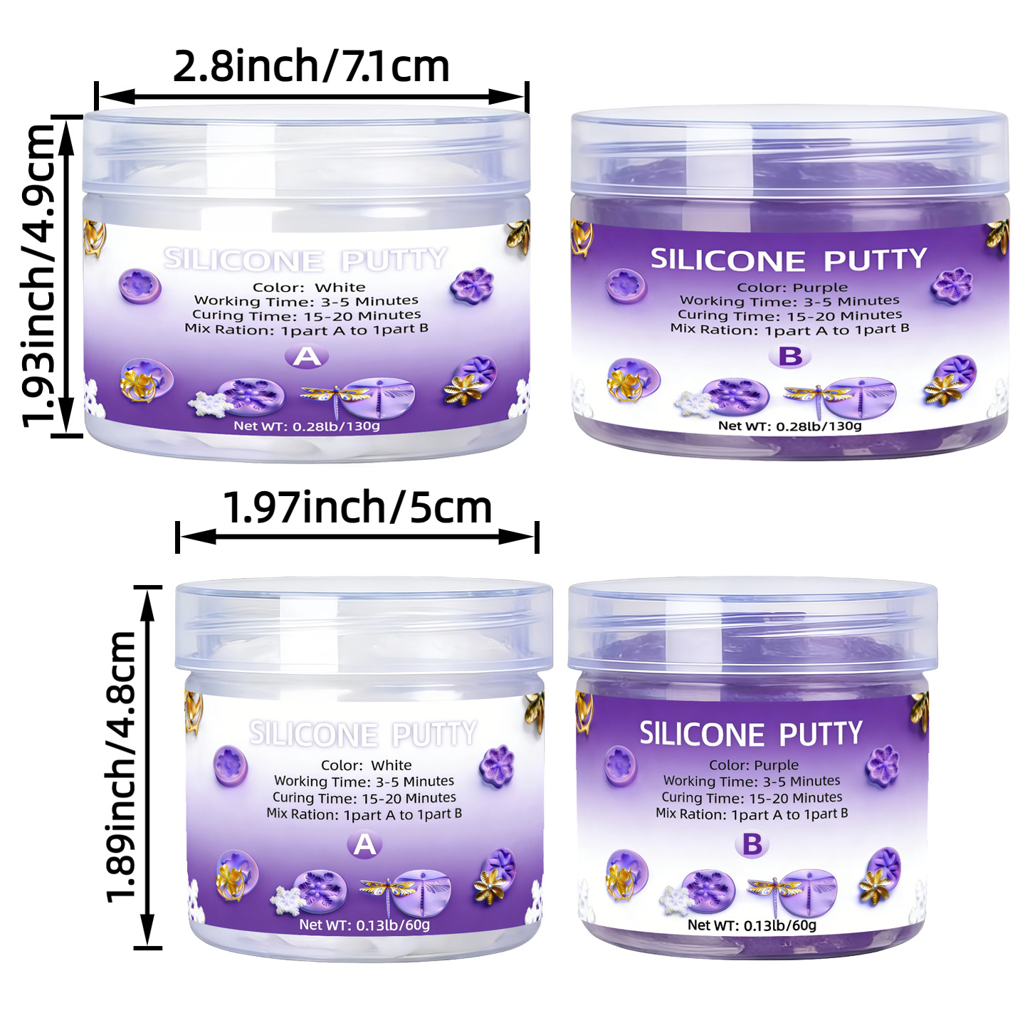Silicone Putty - Flexible Sili - Resin Art Kit With Molds incelemesi ve fiyatı