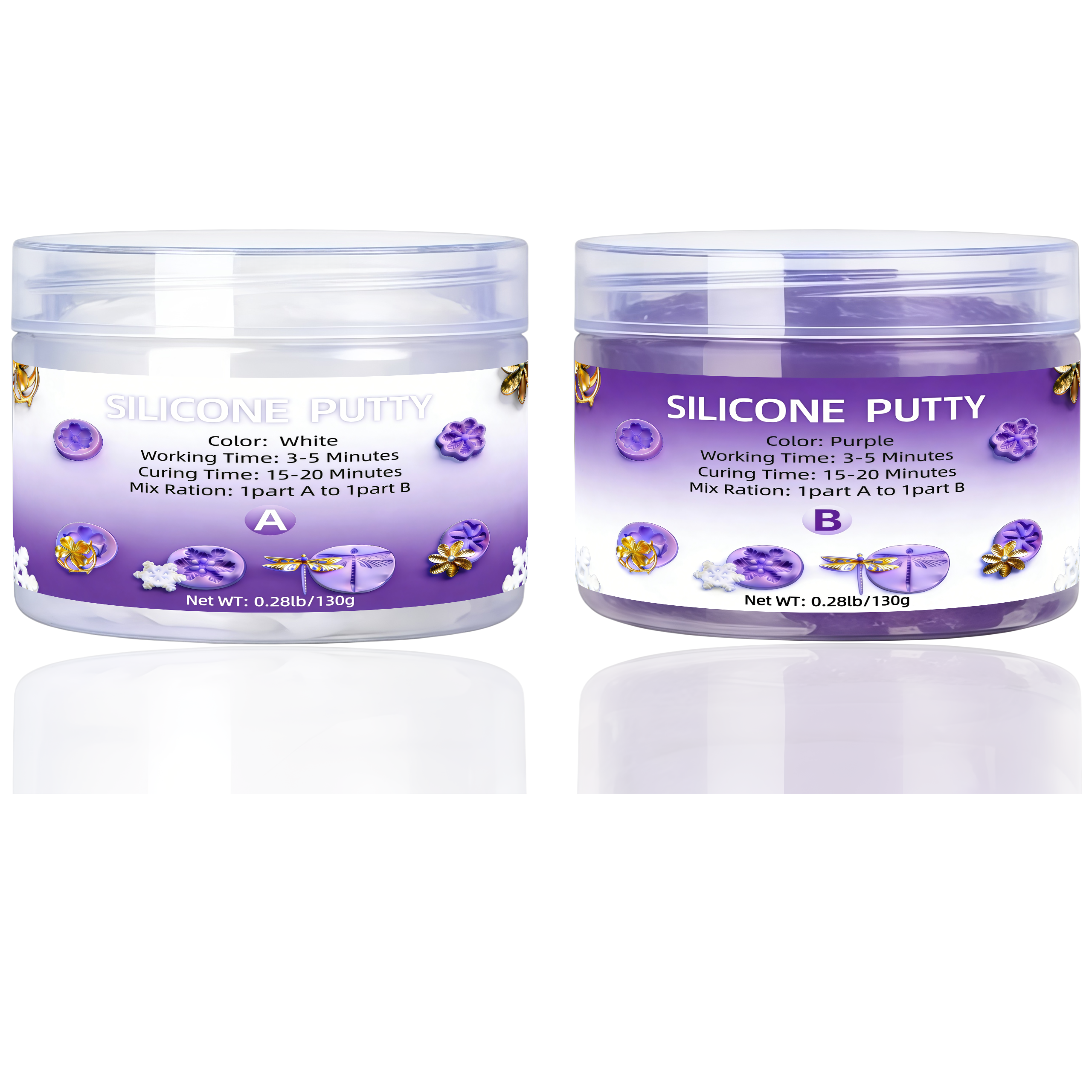 Silicone Putty - Flexible Sili - Resin Art Kit With Molds incelemesi ve fiyatı