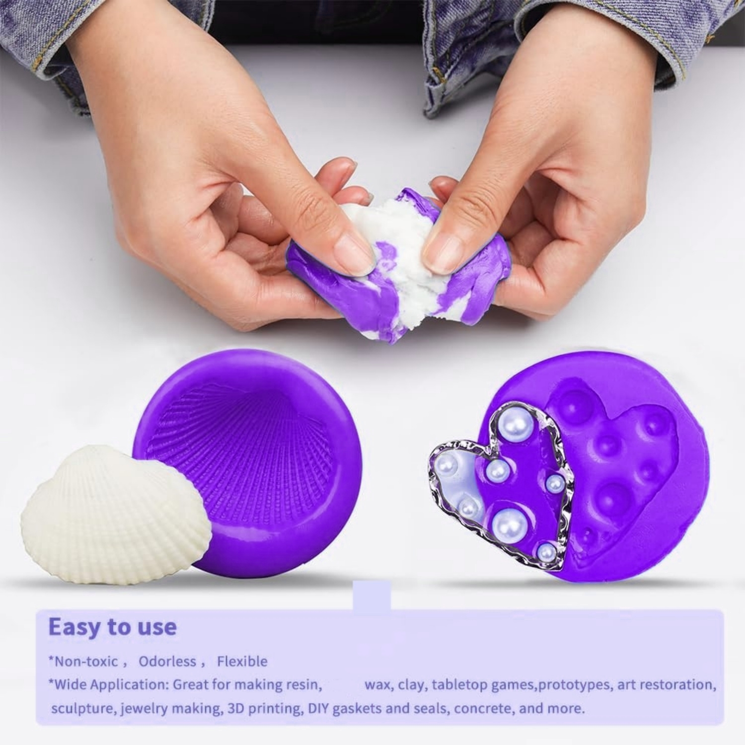 Silicone Putty - Flexible Sili - Resin Art Kit With Molds incelemesi ve fiyatı