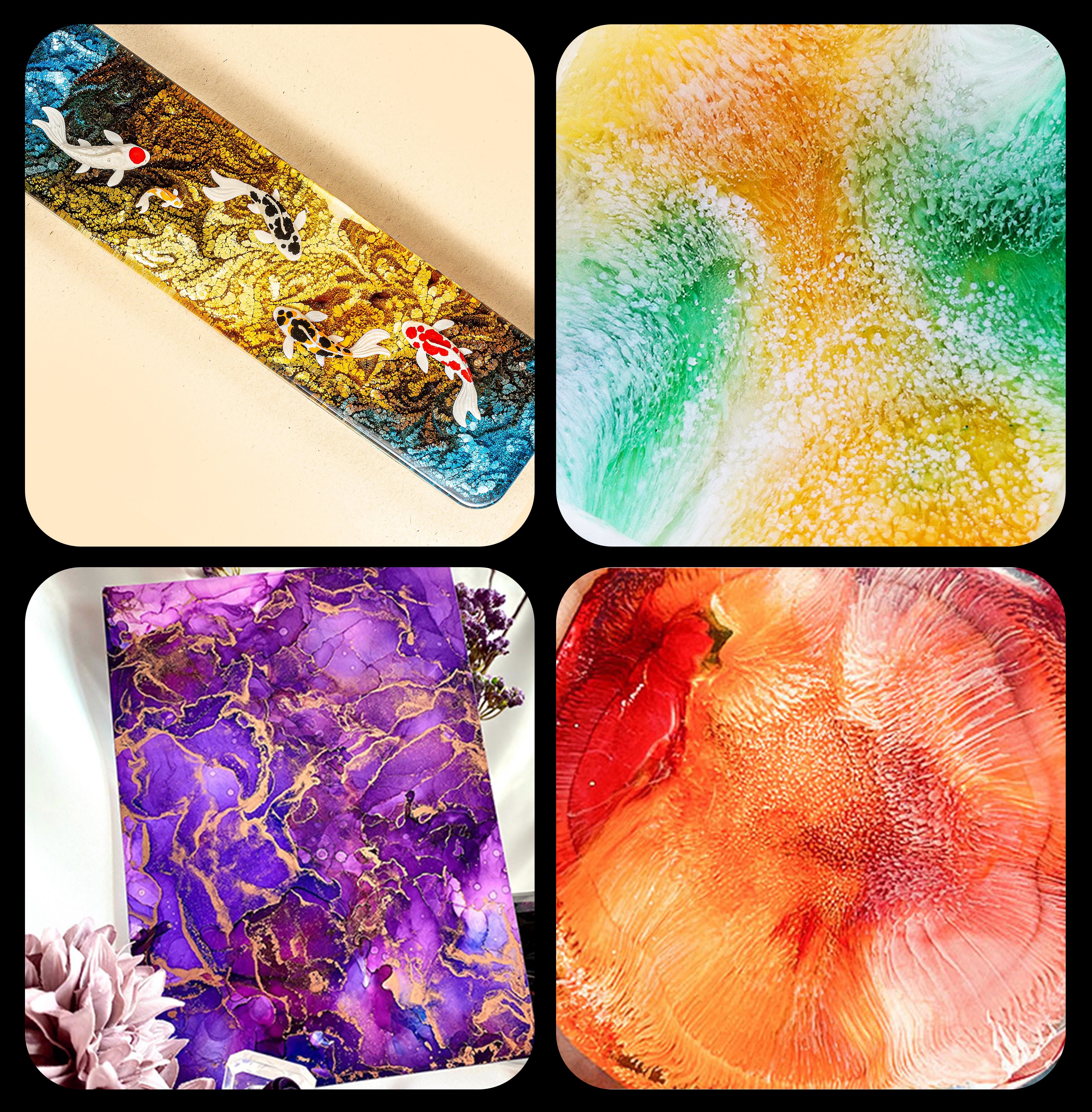 10ml Alcohol Ink Art Epoxy Res - Resin Pigment Alcohol Ink incelemesi ve fiyatı