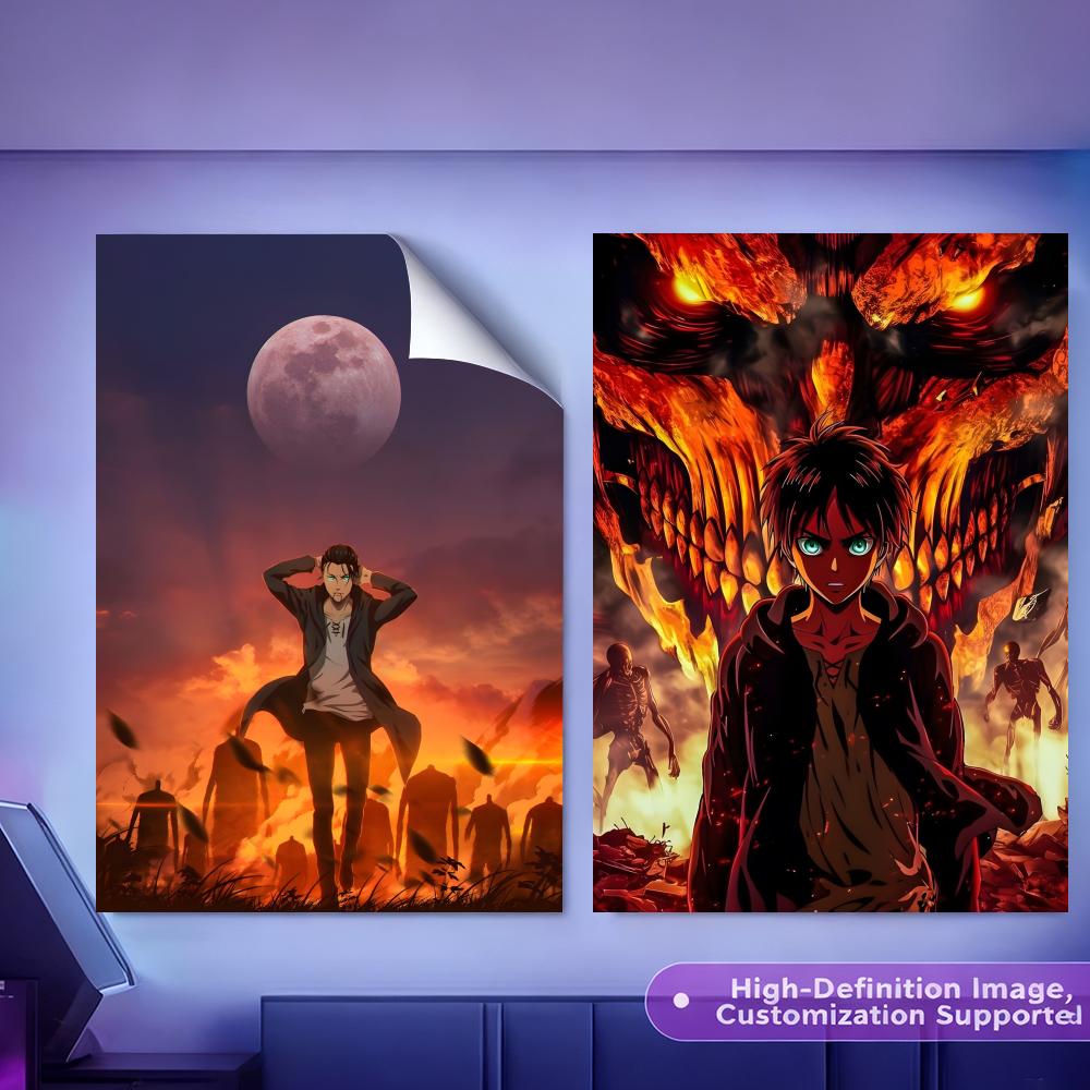 Anime A-Attack On Titan Eren Y - Resin Art On Canvas incelemesi ve fiyatı