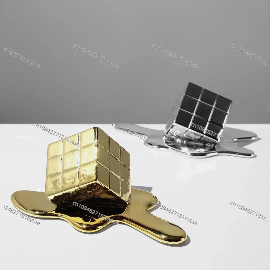 Golden Resin Geometric Cube -  - Resin Art Cube incelemesi ve fiyatı