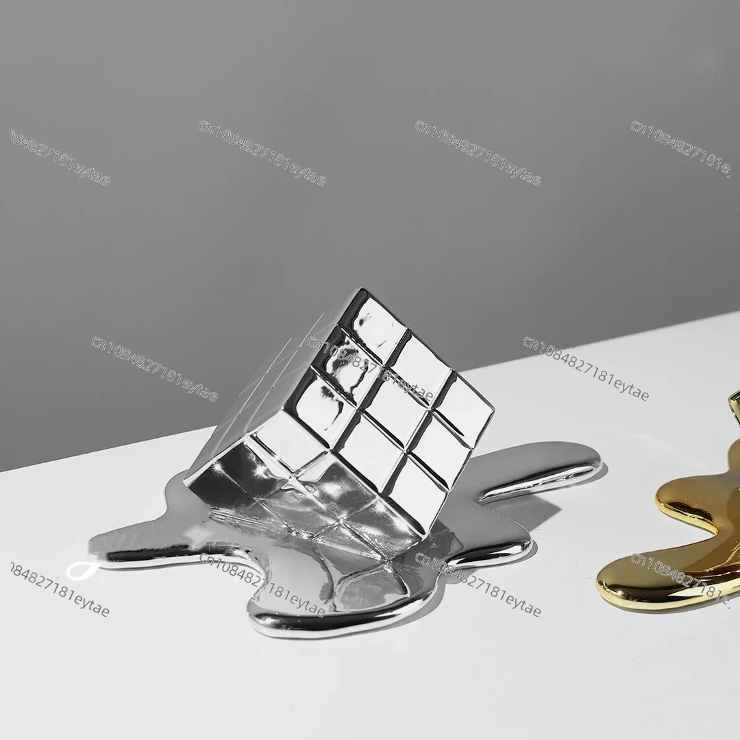Golden Resin Geometric Cube -  - Resin Art Cube incelemesi ve fiyatı
