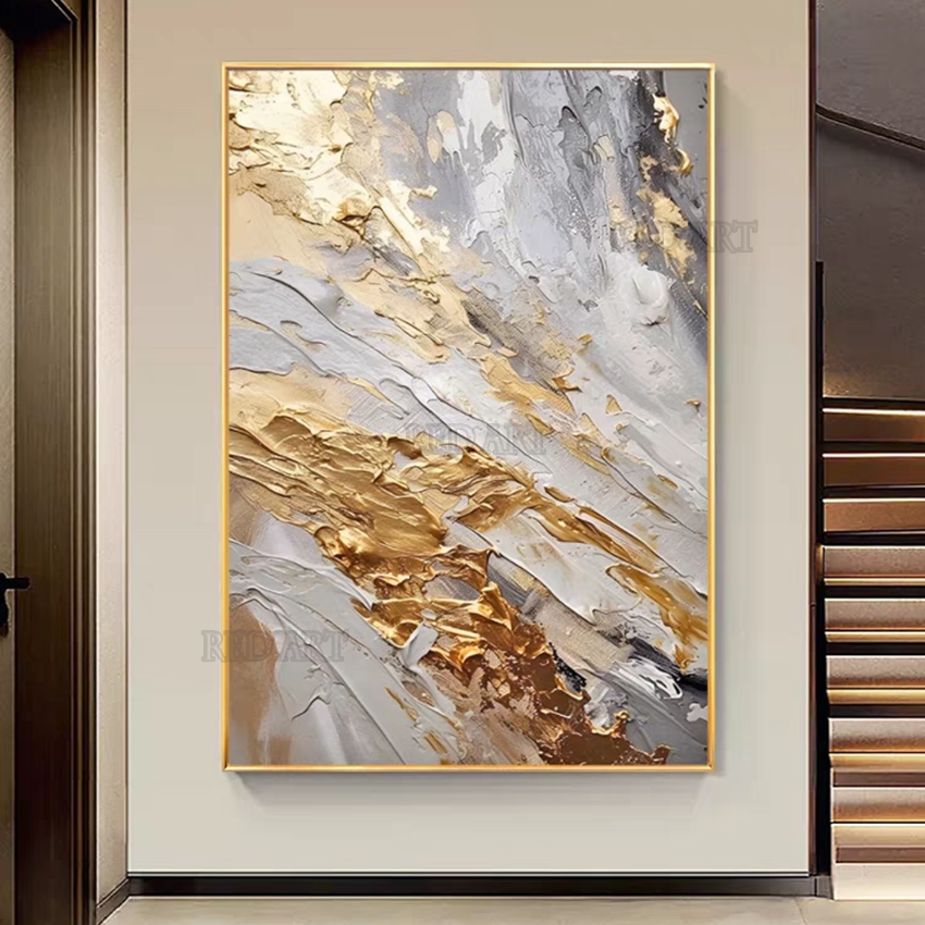 Large Size Contemporary Abstra - Resin Art On Canvas incelemesi ve fiyatı