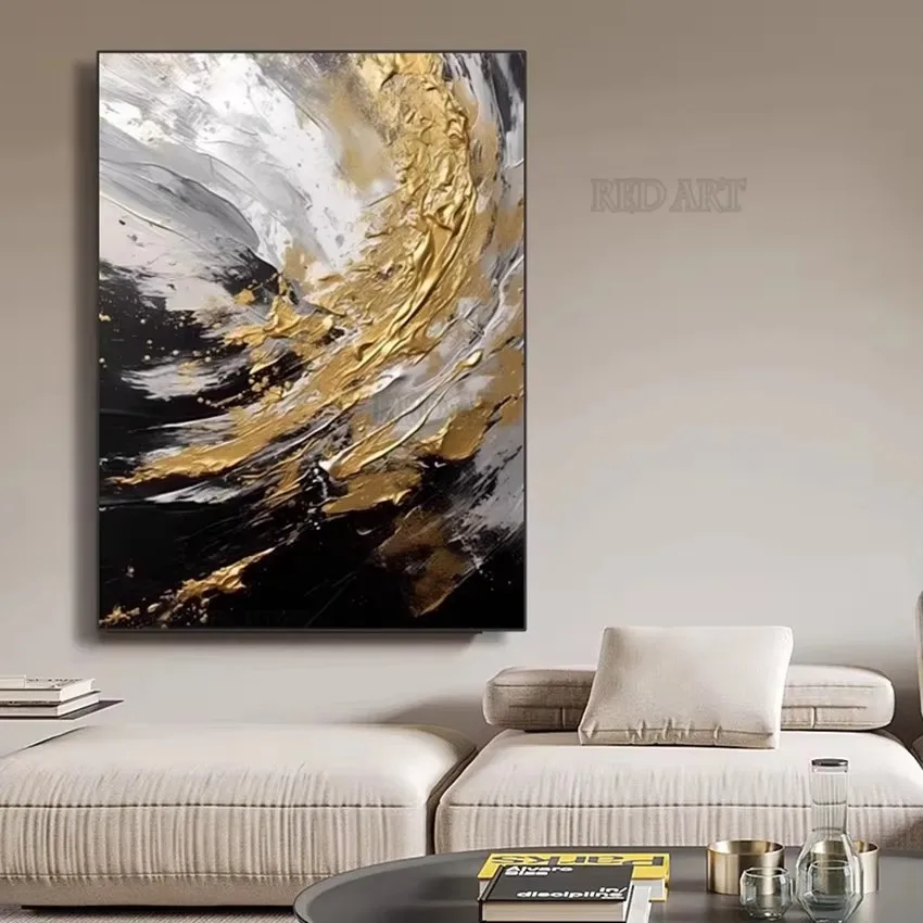 Large Size Contemporary Abstra - Resin Art On Canvas incelemesi ve fiyatı
