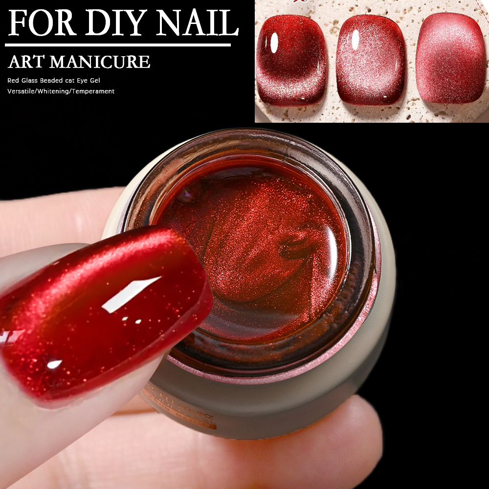 8ml Ruby Red Cat Magnetic Gel  - Resin Art Gel incelemesi ve fiyatı