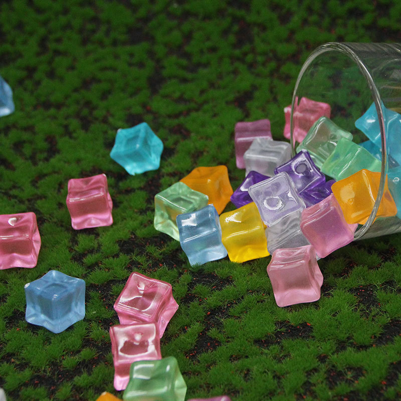 20pcs Luminous 14cm Stone Squa - Resin Art Cube incelemesi ve fiyatı