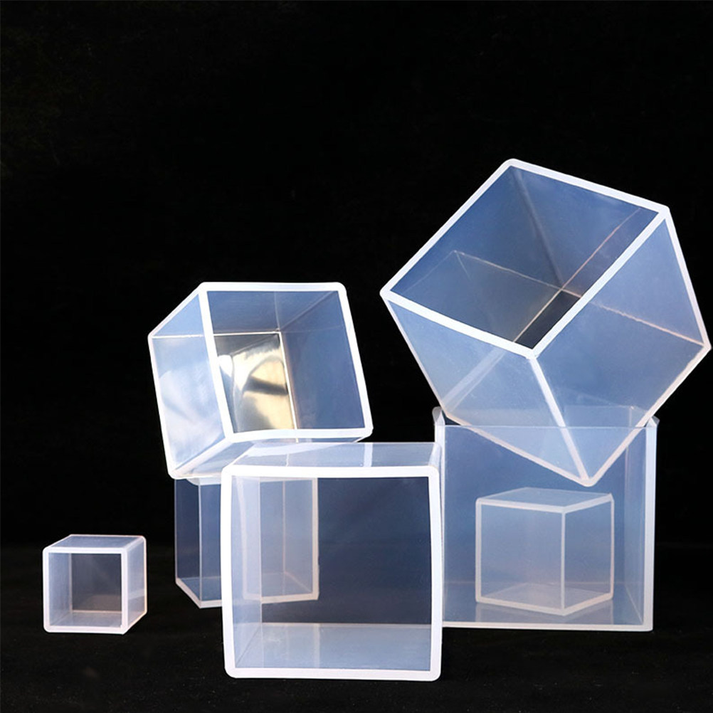 5Pcs Silicone Cube Mold for Re - Resin Art Cube incelemesi ve fiyatı