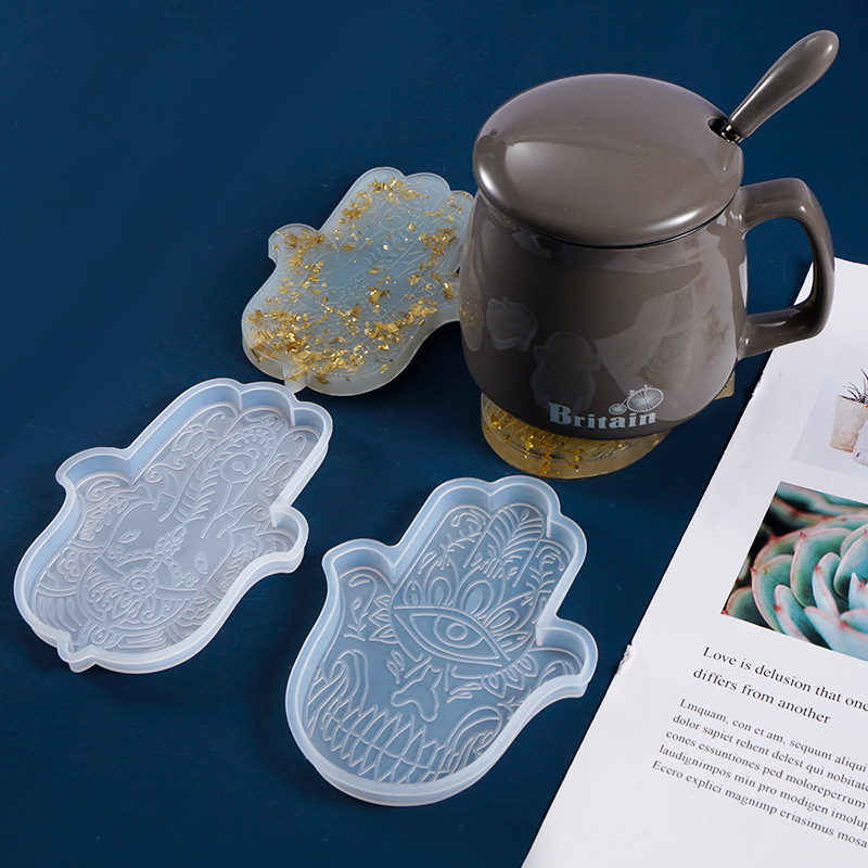 1 Pcs DIY Coaster Hand of Fati - Resin Art Mold incelemesi ve fiyatı