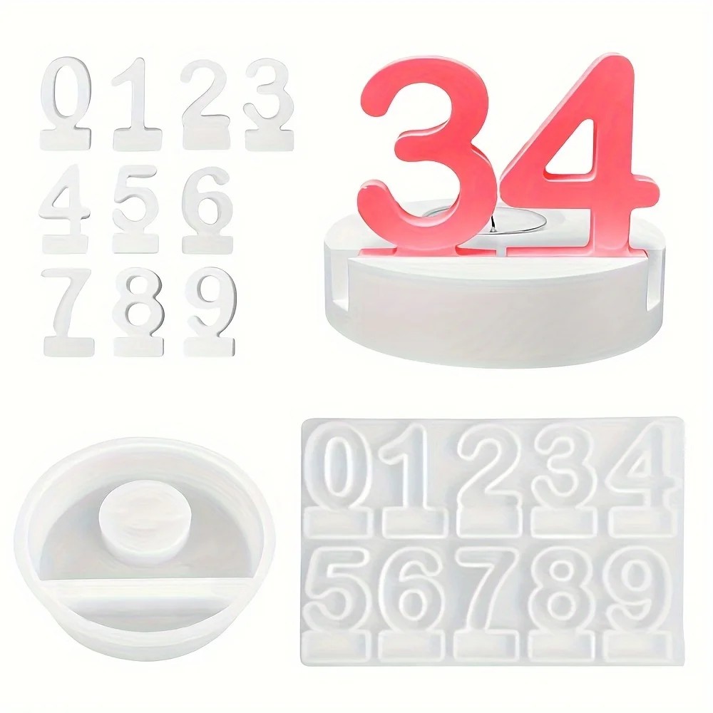 2pc Birthday Cake Silicones Mo - Resin Art Mold incelemesi ve fiyatı