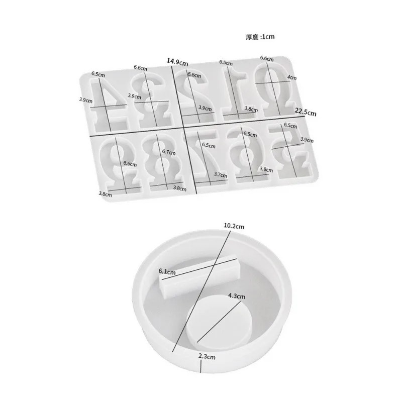 2pc Birthday Cake Silicones Mo - Resin Art Mold incelemesi ve fiyatı