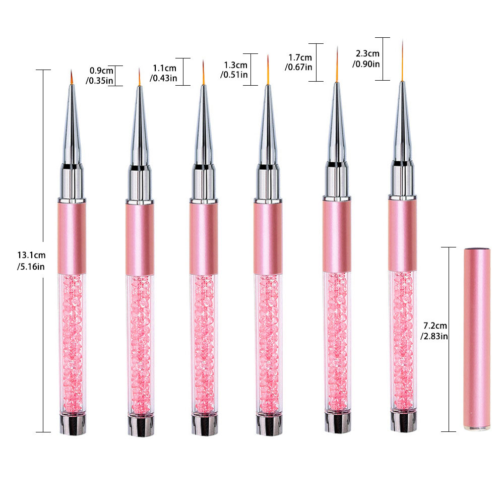 6pcs/Set Acrylic French Stripe - Resin Art Gel incelemesi ve fiyatı